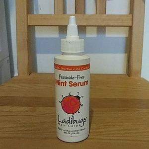 Pesticide-free mint serum ladybugs hair care